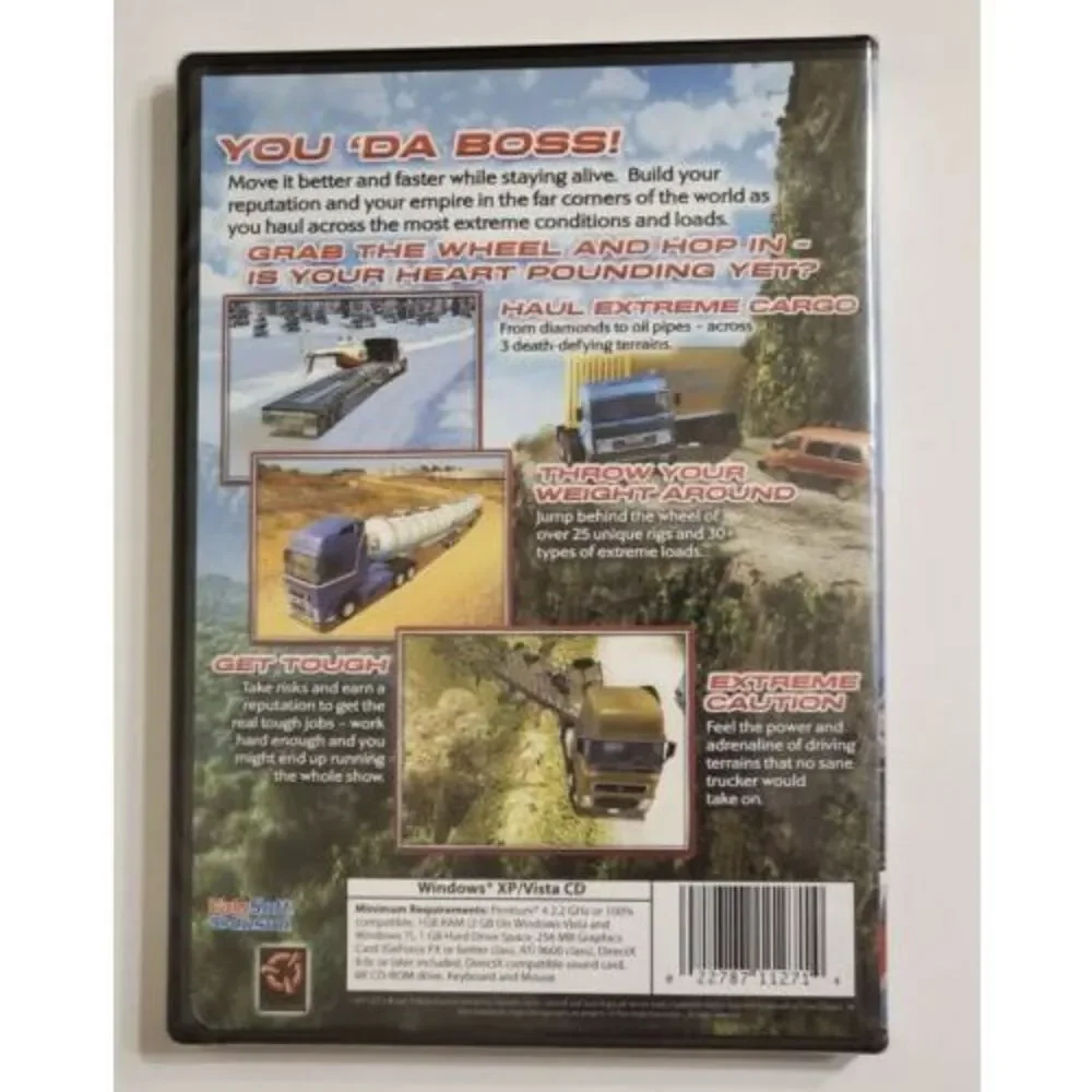 New & Sealed 18 WHEELS OF STEEL: EXTREME TRUCKER! PC CD-ROM SOFTWARE